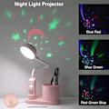 Miniatyrbillede 2 af 5: Børne skrivebordslampe, Studie bordslampe med penneholder, Automatisk farveskift
