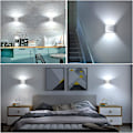Miniatyrbilde 4 av 7: Justerbar LED-vegglampe 7W Moderne Vegglampe Opp Ned