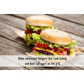 Miniatyrbillede 5 af 6: Hamburger-, Crabcake- og Pølsepresse, 4 1/2\" Diameter, 1/4lb til