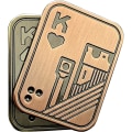 Miniatyrbillede 1 af 6: Fidgety metal poker dekompressionsglide til voksne på kontoret