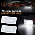 Miniatyrbilde 3 av 7: Todelt 6000K 18 LED skiltlys kompatibel med Audi A3