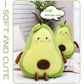 Miniatyrbild 7 av 7: 13,7 tum Grön Stor Simulerad Avocado Plysch Leksak Docka Sovande