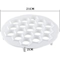 Miniatyrbillede 5 af 5: 19 Huller Dumpling Maker Plastik Ravioli Form Dumpling Wrap Dou
