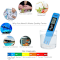Miniatyrbillede 2 af 5: Vandkvalitetstester Digital PH Meter + TDS EC Måling med L DXGHC