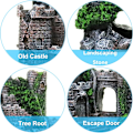 Miniatyrbilde 5 av 7: Simulert Harpiks Slott Ornament Akvarium Dekorasjon