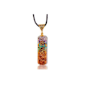 Miniatyrbilde 1 av 4: Helbredende Krystall Naturlig Edelsten Regnbue Krystaller Orgon Energi Generator Beskyttelse Amulet Hengesmykke Halskjede for Kvinner M