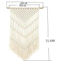 Miniatyrbild 5 av 5: Macrame väggbonad i bohemisk stil, vävd för inredning