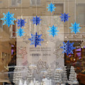 Miniatyrbillede 1 af 7: 12 stk. Frosne Julepynt Snefnug Dekorationer 3D Hul Sno