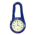 Miniatyrbillede 1 af 6: Sort Karabiner FOB Klips Luminous Ansigt Kvarts Ur Lommeur