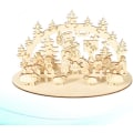 Miniatyrbilde 5 av 5: Julepynt Tre Nativity Scene Skrivebord DIY Jule F