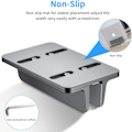 Miniatyrbillede 3 af 5: Vertikal Laptop Stativ, Justerbar Aluminium Laptop Stativ Deskt DXGHC