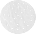 100 stk 24 cm runde perforerte pergament bambus damppapir håndkle