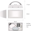 Miniatyrbilde 2 av 7: Justerbar LED-vegglampe 7W Moderne Vegglampe Opp Ned