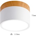 Pikkukuva 5 / 5: 12,5 cm Langaton LED-valo sisä- ja ulkokäyttöön - Kannettava I DXGHC
