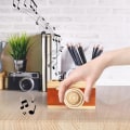 Pikkukuva 5 / 5: Retro Puinen Kamera Musiikkilaatikko Syntymäpäiville, Jouluun ja Ystävänpäivälle