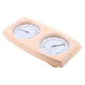 Miniatyrbillede 5 af 5: Saunatørmometer 2 i 1 Træ Thermo Hygrometer Termometer Hygro