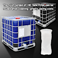 Miniatyrbillede 3 af 5: 2 Pak Lid Filter, Nylon Regnvandsfilter, IBC Tank Udskiftning DXGHC