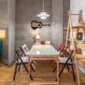 Miniatyrbilde 5 av 6: 17\"X 8\" Gitarrmaleri i metall med solnedgang i skumring, veggkunst for bar, spisestue, musikkstudio, innredning til hjemmet, stue, soverom, veggdekor