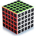 Pikkukuva 1 / 5: Magic Speed ​​Cube5x5x5 Nopeuskuutio Magic Cube Hiilikuitu Tarra