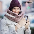 Miniatyrbillede 5 af 6: 4 Par Dame Vinter Touchscreen Handsker Varme Fleeceforet Strik