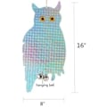 Miniatyrbillede 2 af 5: Sæt af 4, Due-Afskrækningsfugleskræmmer Ugleform Lysende Ref DXGHC