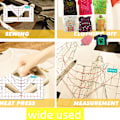 Miniatyrbilde 3 av 5: 1 x T-skjortelinjal Vinyl Justeringsguide Linjal for Design Cent DXGHC