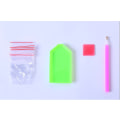 Miniatyrbillede 2 af 4: 8 stk 5D Julediamantmaleri DIY nøglering dobbeltsidet d
