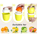 Miniatyrbillede 3 af 5: Manuel Citruspresser med Unikt Citronformet Design To-Mode DXGHC