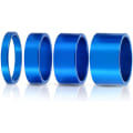 Miniatyrbilde 4 av 4: Aluminiumsavstandsstykker for landeveissykler og MTB 4 stk 5mm/10mm/15mm/20mm