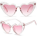 Pikkukuva 2 / 5: Clout Heart -aurinkolasit Retro Cat Eye -tyyli Vintage DXGHC