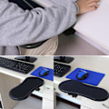 Miniatyrbillede 4 af 6: 1-pak Computer Håndholder Armholder Mus Holder (Sort)