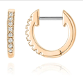 Miniatyrbillede 1 af 5: Forgyldte Cubic Zirconia Manschetøresøm