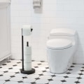 Pikkukuva 2 / 6: Musta, Vapaasti Seisova WC-Paperiteline Vapaasti Seisova WC-Paperi