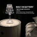Miniatyrbillede 7 af 7: Krystalbordlampe - romantisk LED krystaldiamant bordlampe touch