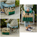 Miniatyrbilde 4 av 4: Multifunksjonell flerlommet avtakbar bag knepute for hagearbeid