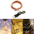 Miniatyrbild 5 av 5: LED Dekorativa Strängljus USB-drivna Fe-Stjärnor W DXGHC
