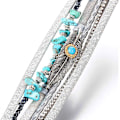 Miniatyrbillede 5 af 6: Leopard Armbånd til Kvinder Wrap Multi-Layer Læderarmbånd M