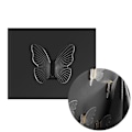 Miniatyrbild 1 av 5: 1 st. Hållbara Butterfly-krokar i akryl för vägg, utan att borra, för badrumsskåp.B
