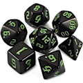 Miniatyrbild 1 av 5: DND Tärningssats - D&D Polyhedrala Tärningar (7 st) för Dungeons and Dragons