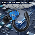 Pikkukuva 3 / 5: Urheilulliset langattomat Bluetooth-kuulokkeet, langattomat kuulokkeet DXGHC:llä