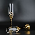 Miniatyrbillede 2 af 6: Bryllups champagne glas kreative toastglas luksus glas
