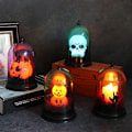 Miniatyrbillede 5 af 5: Halloween LED-lys kreative stearinlysføder håndværkslys pynt