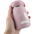 Miniatyrbilde 1 av 5: 320ml Isolerende Vannflaske i Rustfritt Stål for Barn (Rosa) Kanin