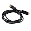 Pikkukuva 1 / 5: DP-HDMI-siirtokaapeli, Displayport HDMI:hen, kultapinnoitettu HD-kaapeli