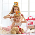 Pikkukuva 2 / 3: 3 kappaleen prinsessa Peach -kruunun lisävarustepaketti, prinsessan pukeutumislisävarusteet lapsille tytöille