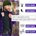 Miniatyrbillede 2 af 5: Taktisk Fleece Beanie – Varmt Vinterhue – Unisex – Lav Profil M