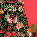 Miniatyrbilde 4 av 5: 8 stykker julelollipop-pynt, candy cane, julepynt DXGHC