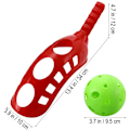 Miniatyrbillede 4 af 5: Scoop and Toss Boldspil Sæt Udendørs Sportsleg 2 Skeer og 1 Bold