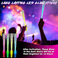 Miniatyrbilde 3 av 6: 12 stk LED Fiberoptiske Pinner 7 Farger Lysende Fiberoptiske Pinner