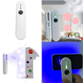 Miniatyrbillede 2 af 5: （Hvid）Bærbar LED UV Desinfektionslampe Rør Håndholdt UVC Steril